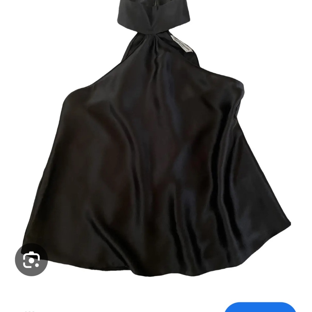 Amanda Uprichard black silk top